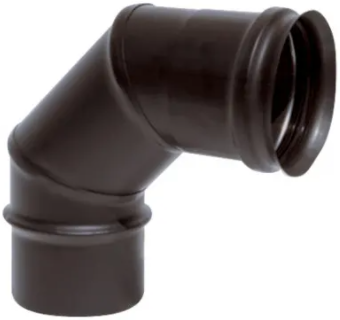 [NL316EXGA90X08] Codo simple 80mm diámetro 90º inoxidable aisi 316l negro mate para estufas de pellet – NL316EXGA90X08