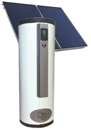 [787597] Drain-Back 200 Interacumulador solar de 200 litros equipado con centralita de regulación solar RS4 HE y bomba de solar de Alta eficiencia. – 787597