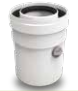 [8125RCMHP15] Tramo recogida condensados FGI (PP/Acero lacado) Ø 80/125 – 8125RCMHP15