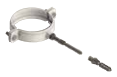 [125ABPRP3] Abrazadera a pared de condensación FIG (Acero pintado) Ø125 – 125ABPRP3