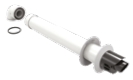[610KCCAT55] KIT HORIZONTALES COAXIALES (compatibles con ATLANTIC) DE CONDENSACIÓN FIG (PP) Ø60/100 – 610KCCAT55