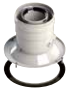[610CVSDVAP15] SALIDAS VERTICALES COAXIALES (compatible con DOMUSA, FONDITAL, WOLF CGB y FGB a 24) DE CONDENSACIÓN FIG (PP/Acero lacado) Ø60/100 – 610CVSDVAP15