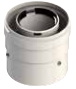 [610CVVIP15] SALIDAS VERTICALES COAXIALES (compatible con BAXI) DE CONDENSACIÓN FIG (PP/Acero lacado) Ø60/100 – 610CVVIP15