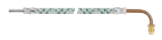 [12-146-00] Latiguillo RECTO CURVO 90º M GOK para quemador de gas-óleo (Conexión diám. (mm): 8 x M14 1,5, Long. (mm): 800) – 12-146-00