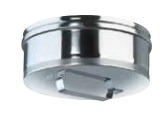 [L316EXTC13] Tapa Te ciega inoxidable 316L pared simple diámetro ø 130