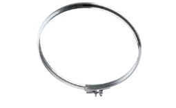 [L316EXFACSS15] Abrazadera inoxidable 316L pared simple diámetro ø 150 – L316EXFACSS15