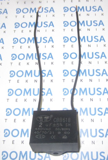 [CFOV000142] Condensador 02.0UF Domusa Bioclass NG (para motor ref. CFOV000136)