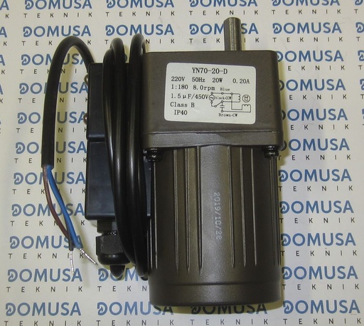 [CFOV000135] Motor Domusa Bioclass NG10/16/25 20W-1/180 (220V 50HZ) – CFOV000135