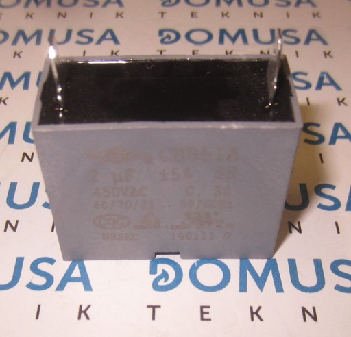 [CFOV000133] Condensador 02.0UF Domusa Bioclass NG 25 ventilador