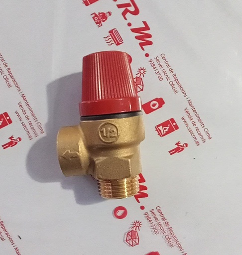 [R280010] Valvula seguridad 3 bar 1/2MF – R280010