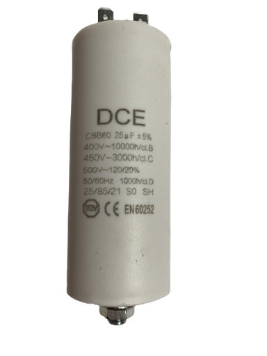 [070000240] Condensador trabajo 25,0 µF 450V para aire acondicionado – 070000240