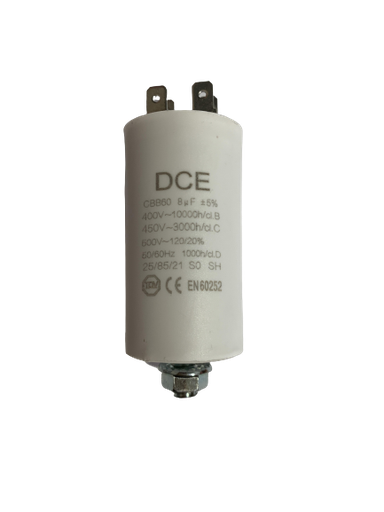 [070000080] Condensador trabajo 8,0 µf 450v para aire acondicionado – 070000080