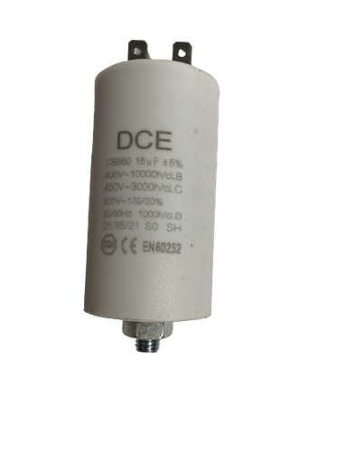 [070000160] Condensador trabajo 16,0 µf 450v para aire acondicionado – 070000160