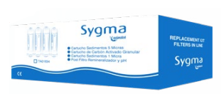 [TA01634] Pack 4 cartuchos recambio in-line Sygma