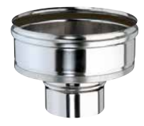 [L316EXRAI10/15] Aumentador simple inoxidable Ø100 - Ø150 – L316EXRAI10/15
