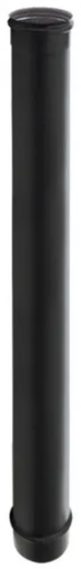 [NL316EXTA1S10] Tubo simple inoxidable aisi 316l negro mate para estufas de pellet diámetro 100mm largo 1m – NL316EXTA1S10