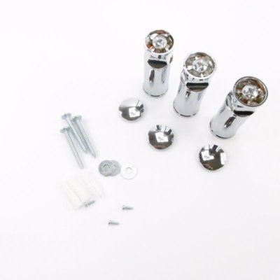 [098333] WALL BRACKETS KIT (X3) SFEG CHROME THERMOR