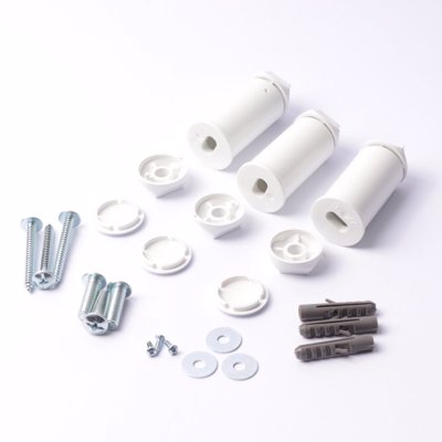 [098742] KIT FIJACION 3 PTOS + TORNILLOS + TAPAS THERMOR