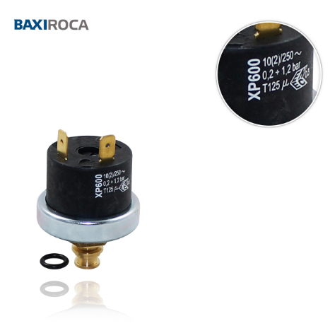 [122450050] Presostato agua Baxi Roca Laura (10(2)/250 - T125) – 122450050