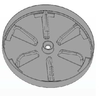 [497B5022] Tapa gris inferior Comfort