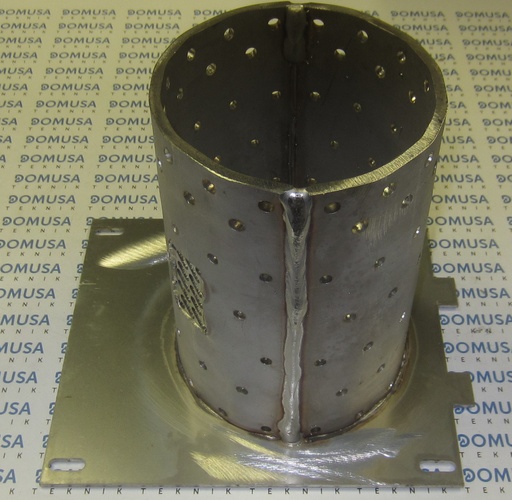 [RCON000005] Camara combustion Domusa Bioclass HM 25 quemador (180mm x 115mm ø) – RCON000005