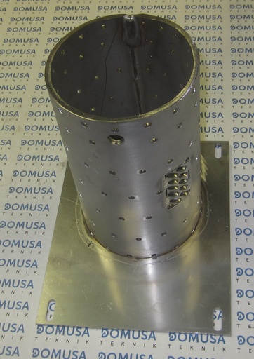 [RCON000004] Camara combustion Domusa Bioclass HM10/16 quemador (180mm x 100mm ø)