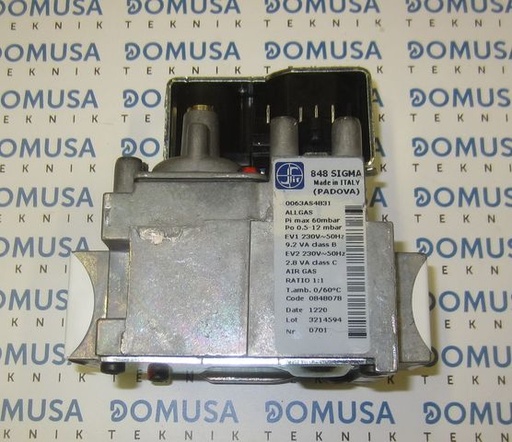 [CEVT000027] Valvula gas Domusa Evoltop Mic – CEVT000027