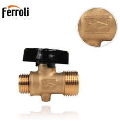 [39817490] Llave llenado Ferroli Silent K - NE-420 con acumulador llave esfera 1/2m - 3/4m 39817490 = 36901360
