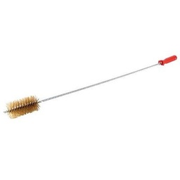 [904283] CEPILLOS - ESCOBILLÓN ACERO LATONADO Ø50MM VARILLA 1M