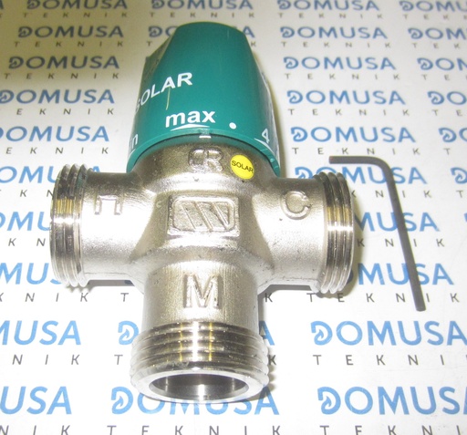 [CVAL000039] Valvula mez. term. mmv solar Domusa 1' TAR. 38Âº CAP. VERDE NUMERADO